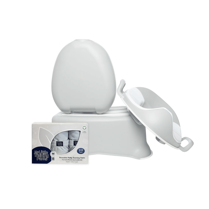 Pearl Grey My Carry Potty®, Training Pants, Trainer Seat & Step Stool - My Carry Potty®