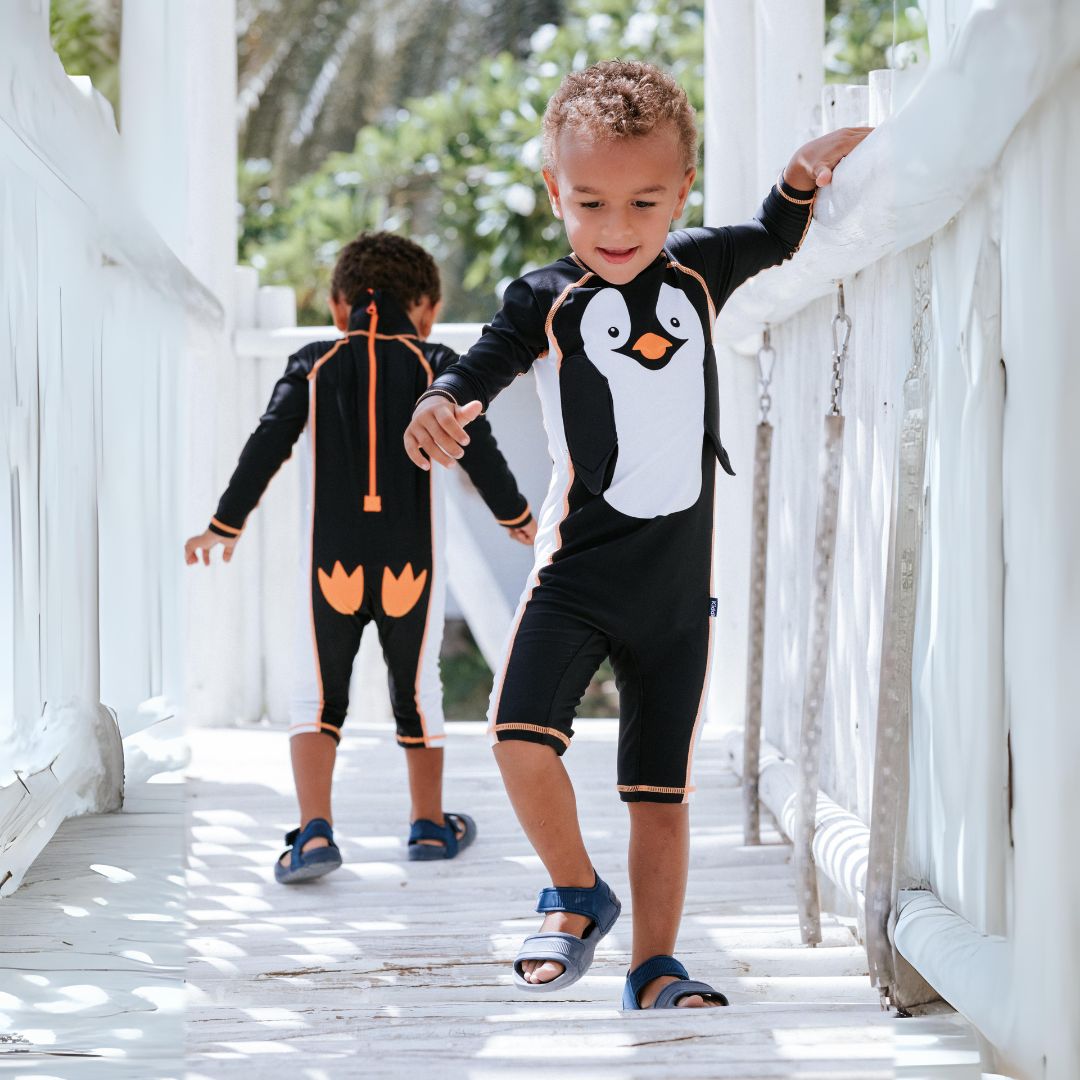 Penguin My Little Swimsuit UPF50 Safe Toddler Swimwear – My
