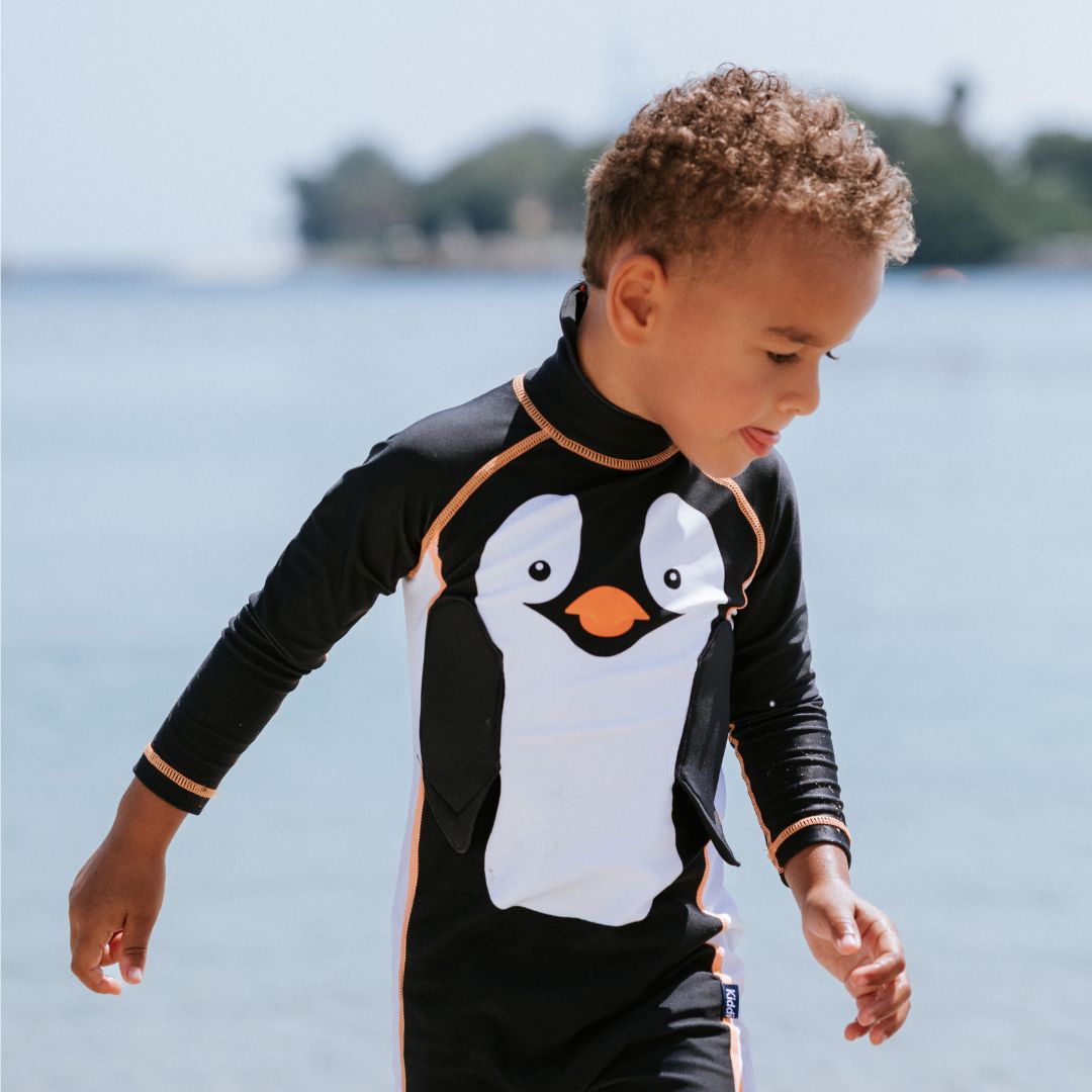 Penguin My Little Swimsuit UPF50 Safe Toddler Swimwear My Carry Potty
