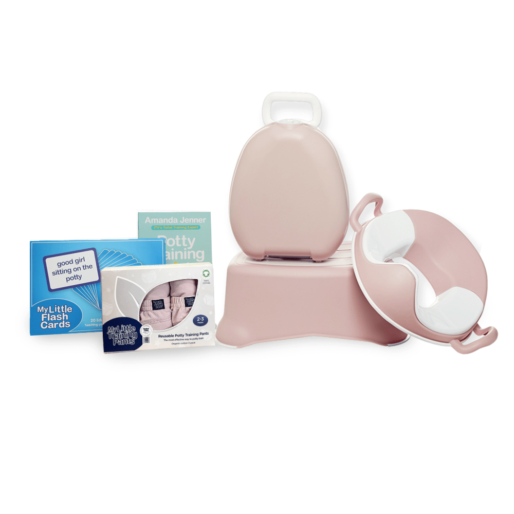 Complete Toddler Potty Training Bundle - Blush Pink Set – My Carry Potty®