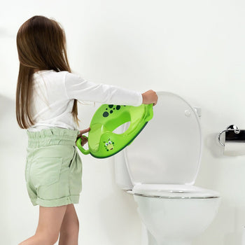 My Little Trainer Seat - Groen Pastel Toilet Training Zitje, Potty Training Toilet Seat voor Peuters