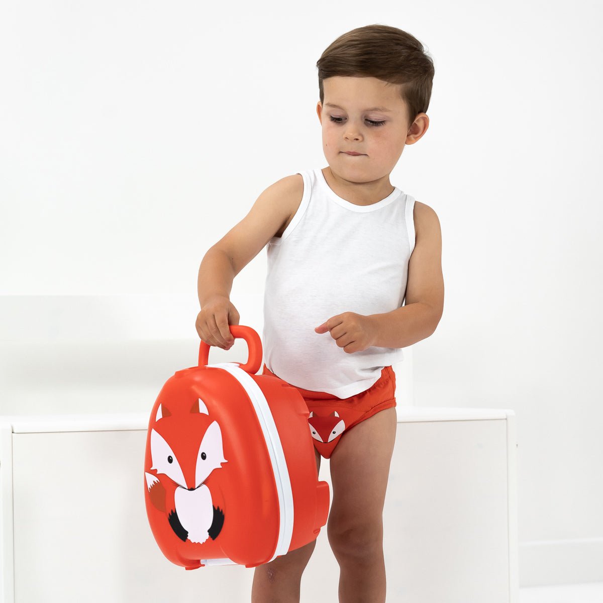 Fox Orange Potty Award Winning Travel Training Seat My Carry Potty Fox orange potty award winning travel training seat my carry potty