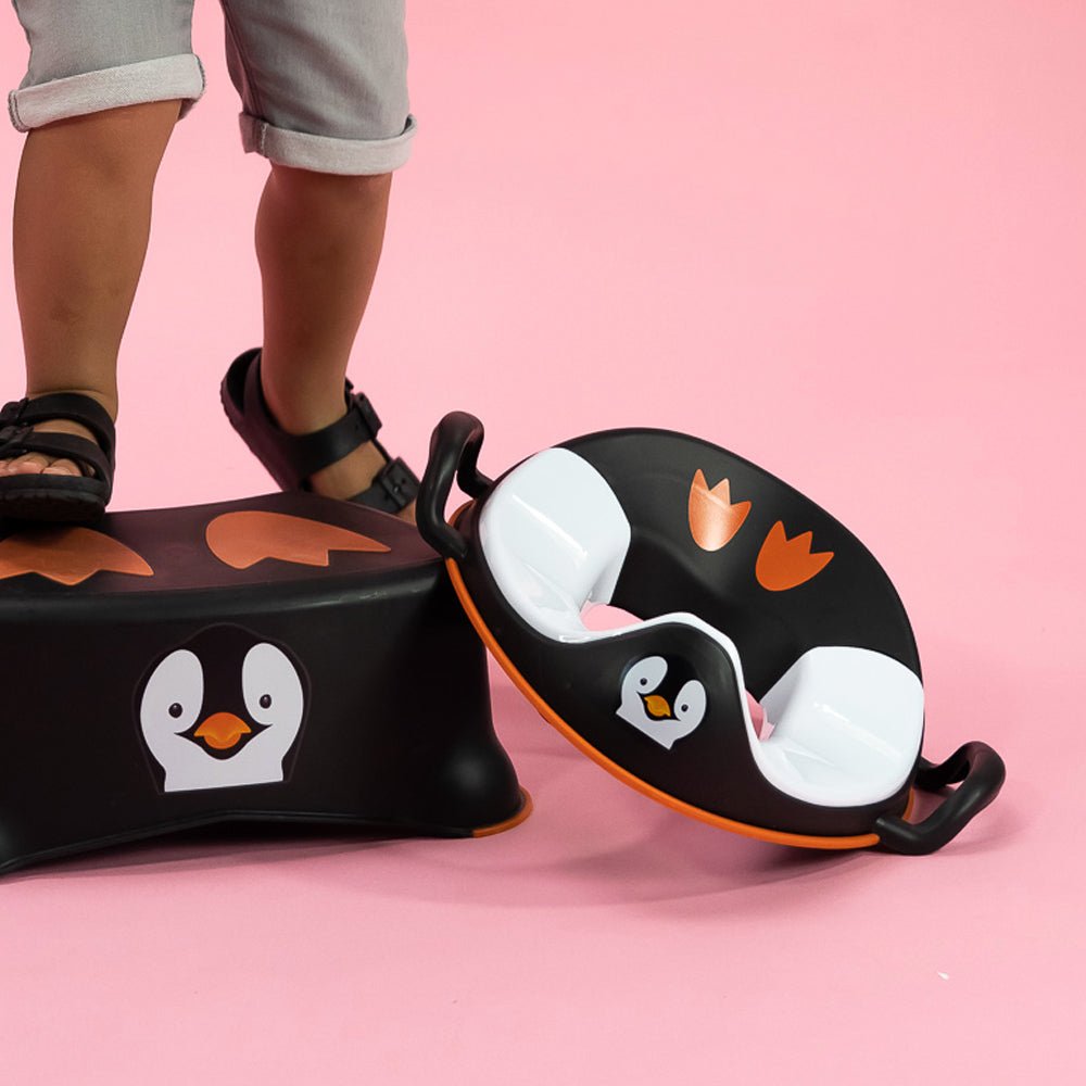 Safe & Fun Toddler Toilet Seat for Potty Training - Penguin – My Carry ...